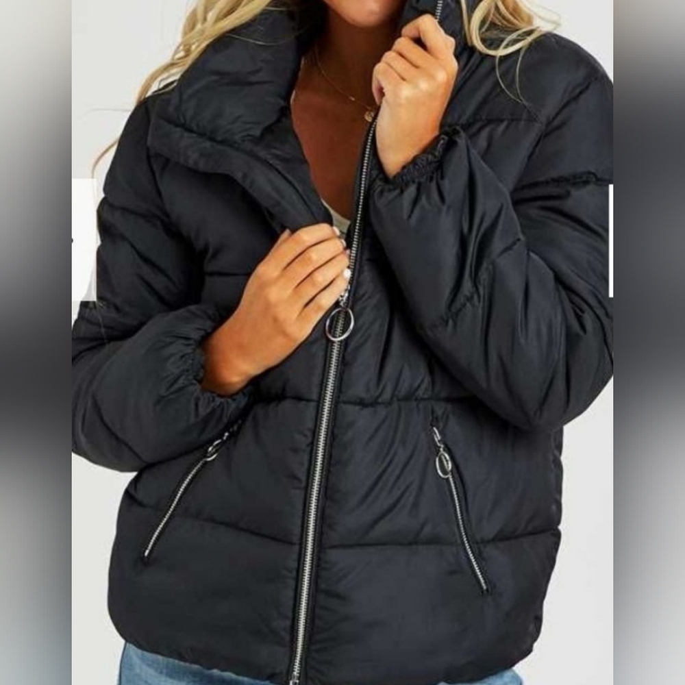 Altar'd State Black Puffer Jacket